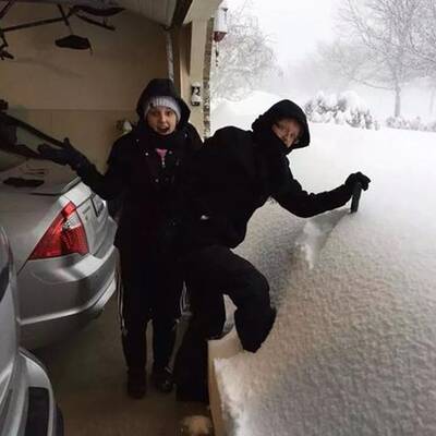 So viel Schnee liegt in Buffalo