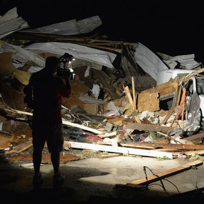 Spur der Verwüstung