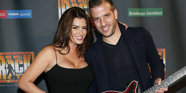 Rafael van der Vaart & Sabia Boulahrouz turteln bei Musical-Premiere