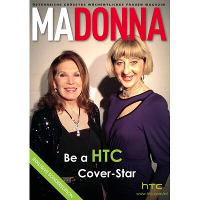 Cover-Model by HTC & MADONNA 
