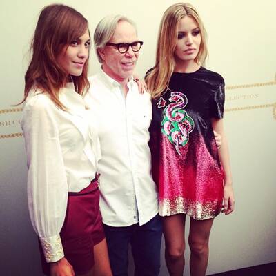 Das Team hinter der Versace Modenschau 