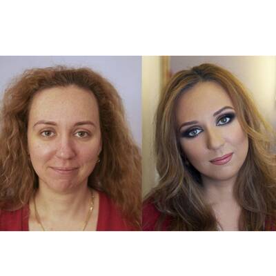 Fotos die zeigen, wie man mit Schminke lügen kann. 