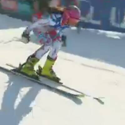 Die Bilder des Damen Riesentorlaufes