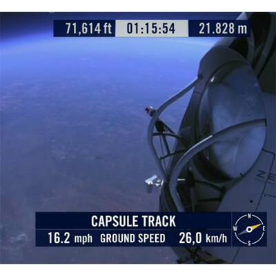 Die Bilder vom Stratos-Jump