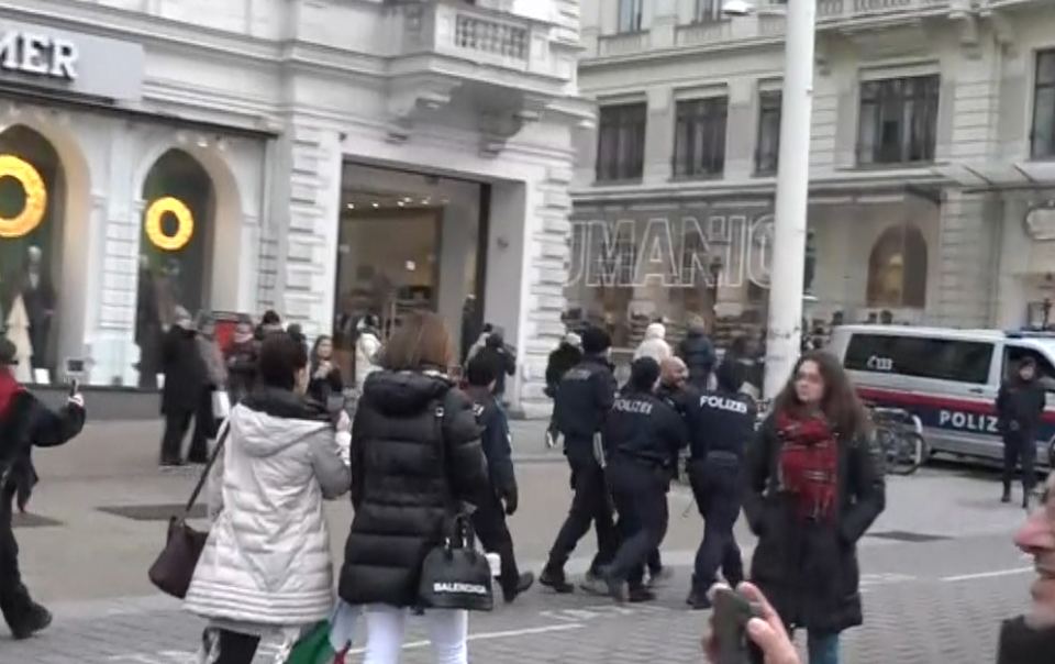 oe24-Reporter attackiert! Eskalation bei Palästina-Demo