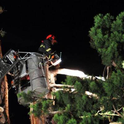 Unwetter in Oberösterreich
