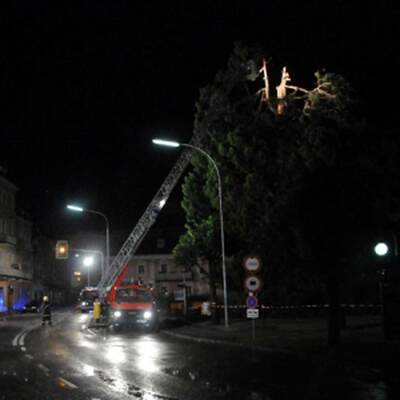 Unwetter in Oberösterreich