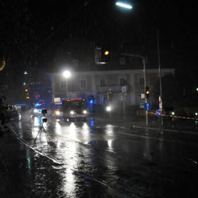 Unwetter in Oberösterreich