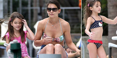 Katie Holmes im Badeurlaub mit Tochter Suri