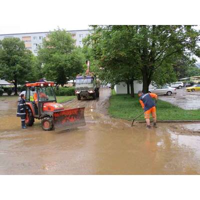 Schlimmes Unwetter in Österreich