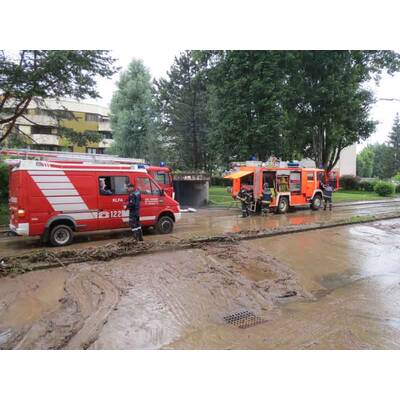 Schlimmes Unwetter in Österreich