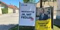 Neunkirchner Plakat-Duell: FPÖ schießt gegen Teix
