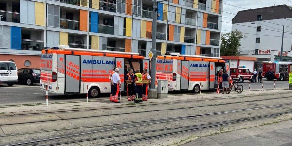 Dramatische Rettung bei Brand in Simmering