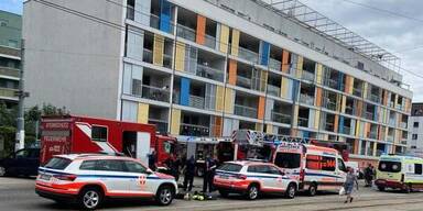 Dramatische Rettung bei Brand in Simmering