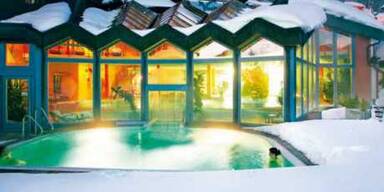 Alpen locken mit Schnee und Wellness