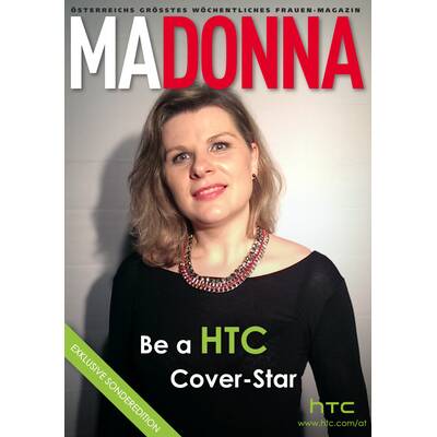 Cover-Model by HTC & MADONNA 