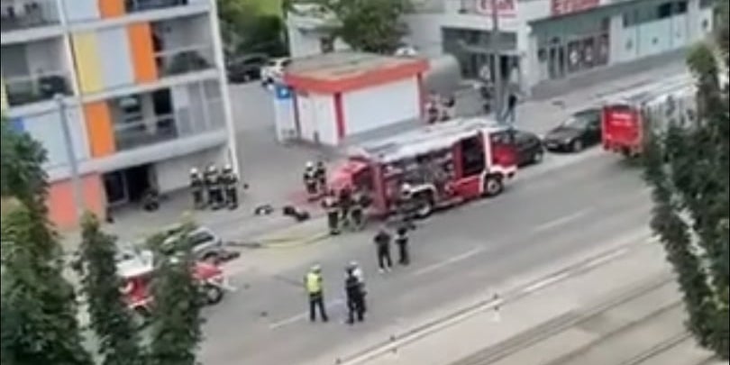 Dramatische Rettung bei Brand in Simmering