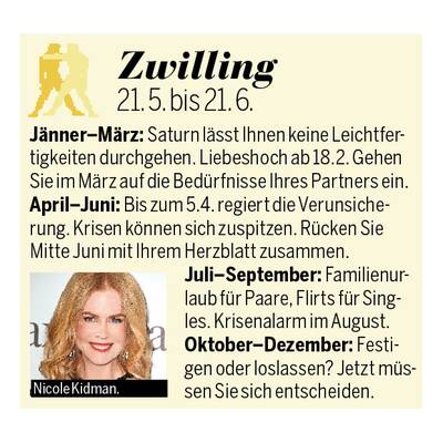 Liebes-Horoskop 2016