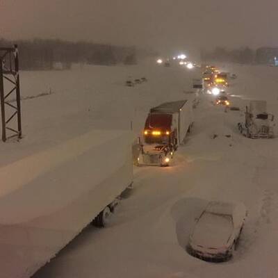 So viel Schnee liegt in Buffalo