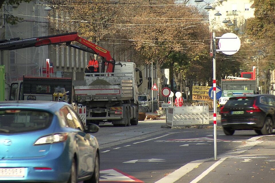 Anfang November wurde noch gebaut.