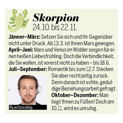 Liebes-Horoskop 2016