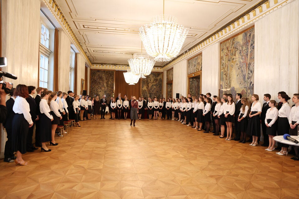 Vortanzen für den Opernball