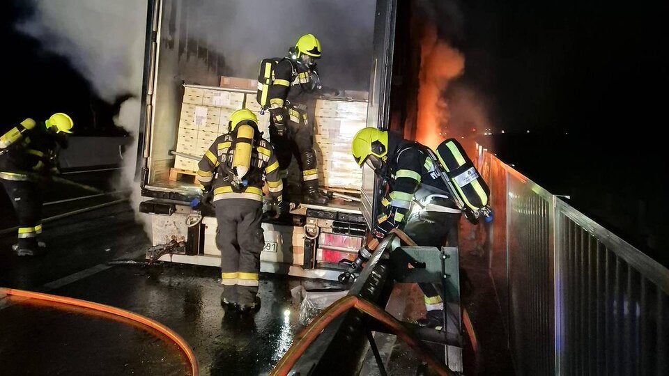 Brennender Käse Autobahn