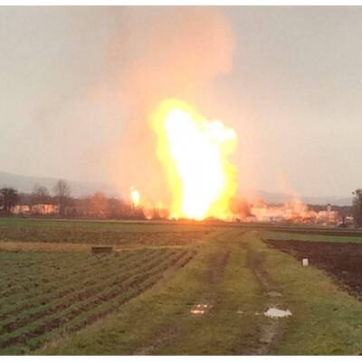 Explosion einer Gasstation in NÖ