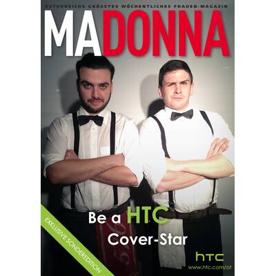 Cover-Model by HTC & MADONNA 