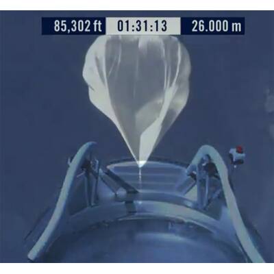 Die Bilder vom Stratos-Jump