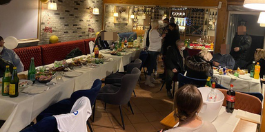 Feier in Lokal in Wien-Simmering trotz Lockdown - Anzeige