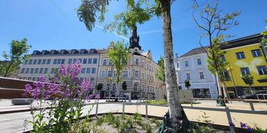 Amstettens Hauptplatz als vorbildlicher Klima-Pionier
