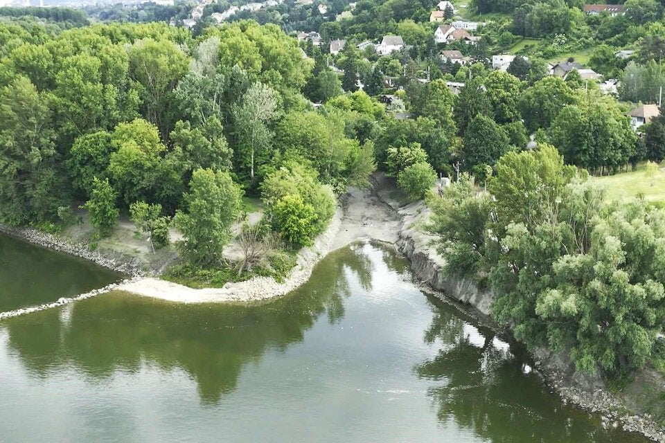 Durchstich in Kritzendorf kann kein Wasser durchlassen.