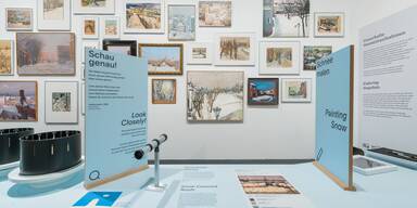 Die Stadt in der kalten Jahreszeit 