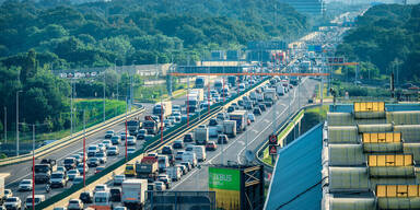 A23-Spurensperren: Staualarm auf der Tangente am Wochenende