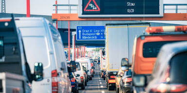 &Ouml;AMTC Stau Autobahn Wien Schwechat Flughafen