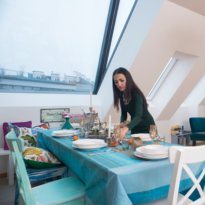 Heidi Klum bei Super Bowl Party 