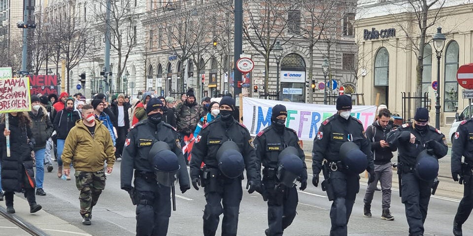 Demo gegen Impfpflicht