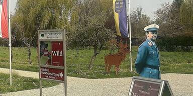 Blechgendarm &bdquo;Vinzenz&ldquo; in Bullendorf gestohlen