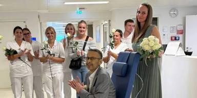 Hochzeit im Krankenhaus &ndash; Br&auml;utigam stirbt wenige Tage sp&auml;ter