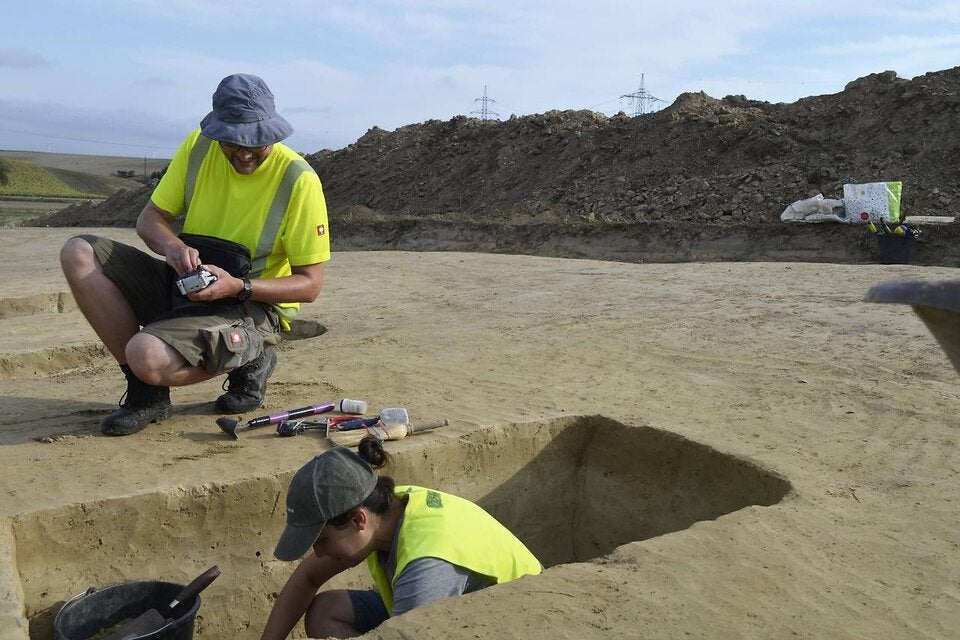 Ausgrabungen auf Baustelle führen zu Steinzeit-Funden