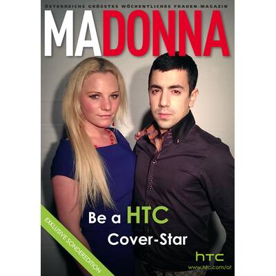 Cover-Model by HTC & MADONNA 