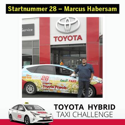 TOYOTA HYBRID Taxi Challenge Teilnehmer 