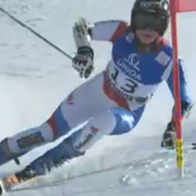 Die Bilder des Damen Riesentorlaufes