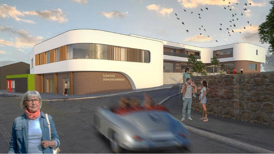 Sigmundsherberg streitet um geplantes Gemeindezentrum