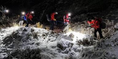 Teenies ohne Ausr&uuml;stung gerieten in Bergnot