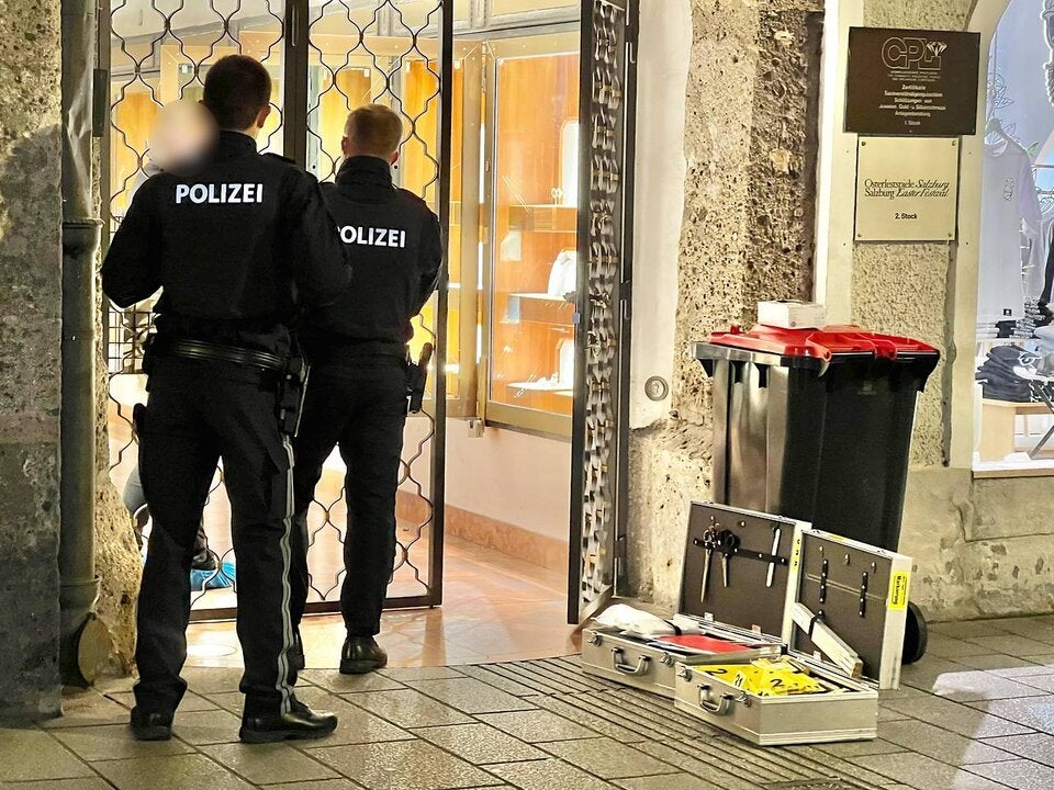 Duo brach bei Salzburger Juwelier ein