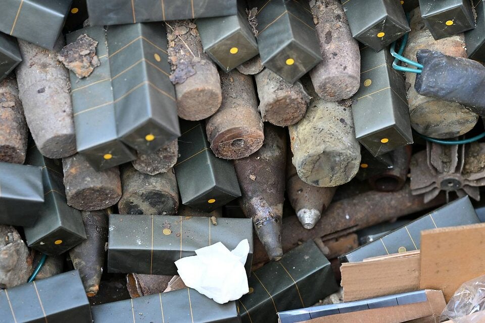 Bundesheer sprengt zwölf Tonnen Kriegsmaterial