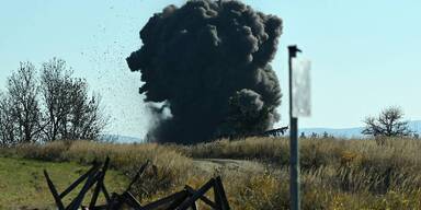 Bundesheer sprengt zw&ouml;lf Tonnen Kriegsmaterial