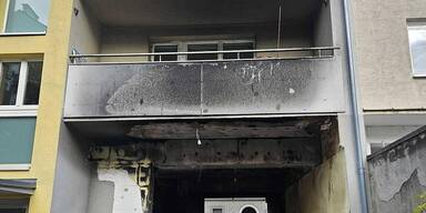 Das Feuer besch&auml;digte auch Fassaden. Der Schaden betr&auml;gt laut Polizei zumindest 100.000 Euro.&nbsp;
